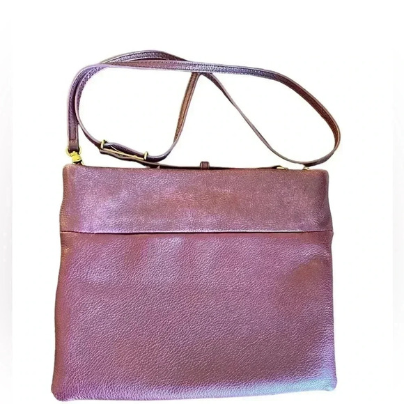 The Sak collective burgundy leather crossbody. - Picture 4 of 16